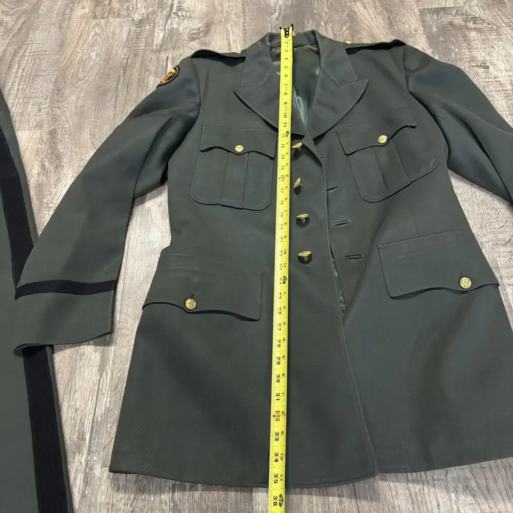 Vtg 1950s US Army Officers Class A Dress Green Uniform Suit 38th Infantry Patch